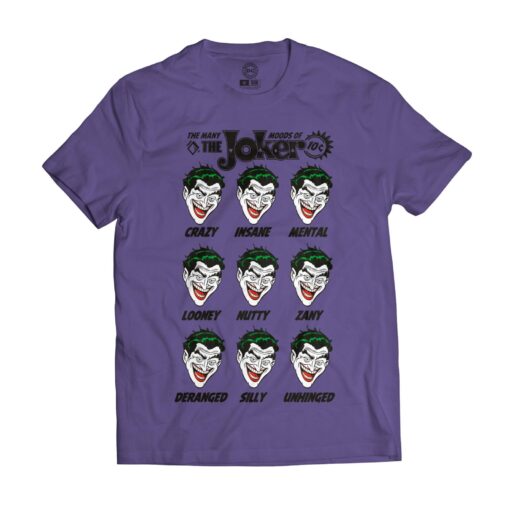 T/S DC THE JOKER MOODS PURPLE - M T-shirt Sd Toys