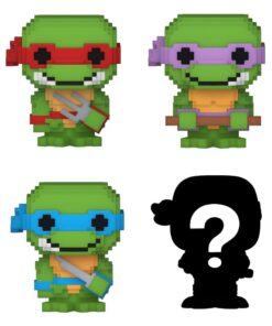 Tartarughe Ninja Bitty Pop! Vinile Figura 4-pack 8-bit 2