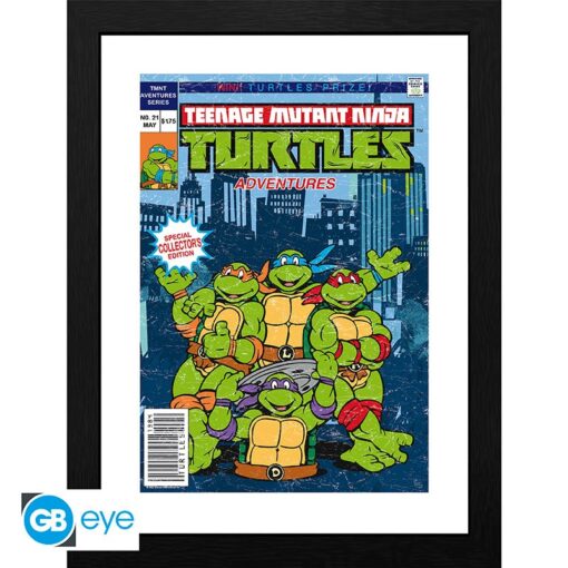 Tartarughe Ninja - Framed Print "comics Cover" (30x40)