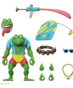 Tartarughe Ninja Ultimates Action Figura Genghis Frog 18 Cm Super7