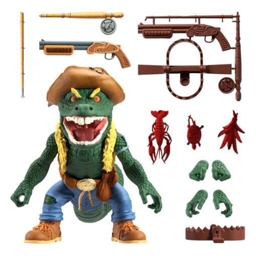 Tartarughe Ninja Ultimates Action Figura Leatherhead 18 Cm Super7