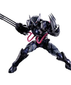 Tech-on Avengers S.h. Figuarts Action Figura Venom Symbiote Wolverine 16 Cm Bandai Tamashii Nations