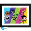 TEEN TITANS - Framed print "Titans Colorblock Line Up" (30x40)