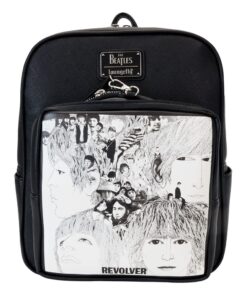 The Beatles By Loungefly Mini Zaino Revolver Album Con Record Pouch Loungefly