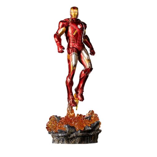 The Infinity Saga Bds Art Scale Statua 1/10 Iron Man Battle Of Ny 28 Cm Iron Studios