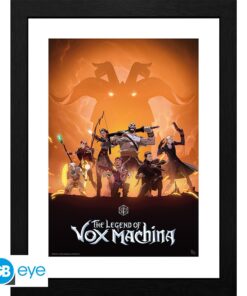 THE LEGEND OF VOX MACHINA - Framed print "Key Art" (30x40)