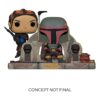 The Mandalorian Pop Moment! Vinile Figures 2-pack Boba Fett & Fennec Shand 9 Cm Funko