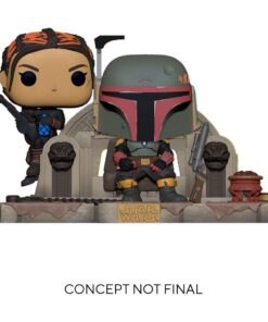 The Mandalorian Pop Moment! Vinile Figures 2-pack Boba Fett & Fennec Shand 9 Cm Funko