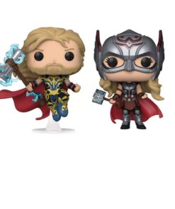 Thor: Love E Thunder Pop! Vinile Figures 2-pack Thor & Mighty Thor 9 Cm Funko