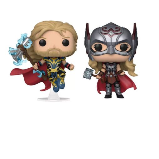 Thor: Love E Thunder Pop! Vinile Figures 2-pack Thor & Mighty Thor 9 Cm Funko