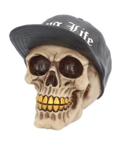 THUG LIFE SKULL ORNAMENT 16CM STATUA NEMESIS NOW