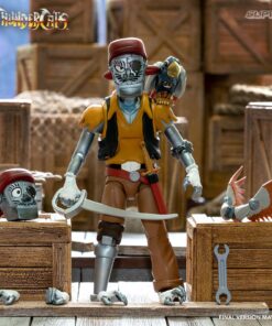 Thundercats Ultimates Action Figura Wave 3 Captain Cracker The Robotic Pirate Scoundrel 18 Cm Super7