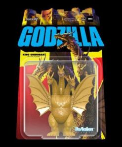 Toho Reaction W2 King Ghidorah Figura Action Figura Super 7