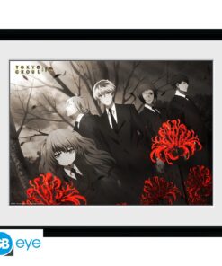 TOKYO GHOUL: RE - Framed print "Red Flowers" (30x40)