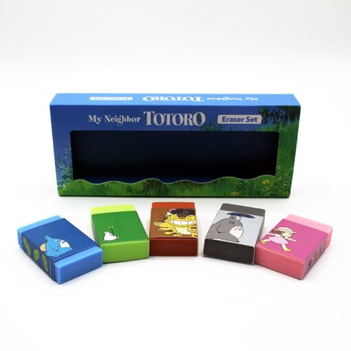 TOTORO ERASERS SET CANCELLERIA STUDIO GHIBLI