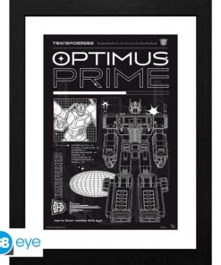 TRANSFORMERS - Framed print "Optimus Schematic" (30x40)