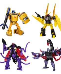 Transformers Generations Legacy Buzzworthy Bumblebee Action Figura 4-pack Creatures Collide Hasbro