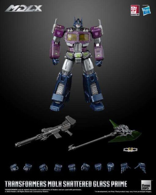 Transformers Mdlx Shtr Glass Optimus Ltd Action Figura Threea Toys/threezero