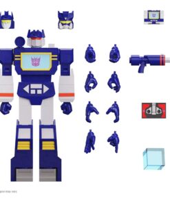 Transformers Ultimates Action Figura Soundwave G1 18 Cm Super7