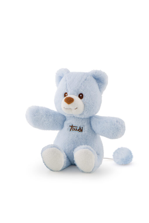 Trudi 18125 - Orso Carillon  Cremino azzurro Taglia S