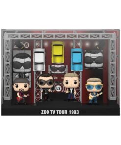 U2 Pop! Moments Dlx Vinile Figura 4-pack Zoo Tv 1993 Tour 9 Cm Funko