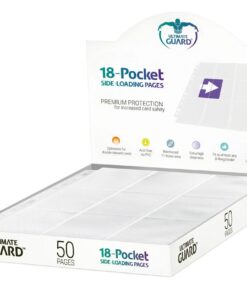 Ultimate Guard 18-Pocket Pages Side-Loading White (50) Ultimate Guard