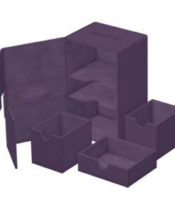 Ultimate Guard Twin Flip`n`Tray 160+ XenoSkin Monocolor Purple Ultimate Guard