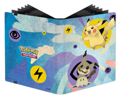 ULTRA PRO ALBUM 9 TASCHE POKEMON PIKACHU & MIMIKYU - CARTE DA GIOCO/COLLEZIONE