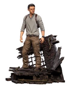 Uncharted Movie Deluxe Art Scale Statua 1/10 Nathan Drake 22 Cm Iron Studios