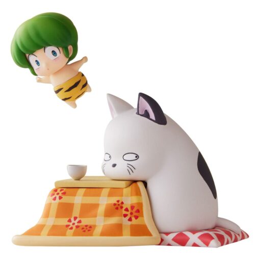 Urusei Yatsura Mini Figura Ten & Kotatsuneko 7 Cm Plum