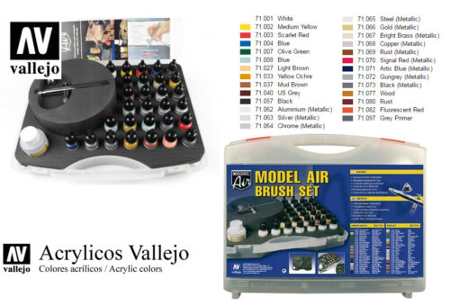 Vallejo Model Air Color Set E Airbrush 71172 Colori VALLEJO