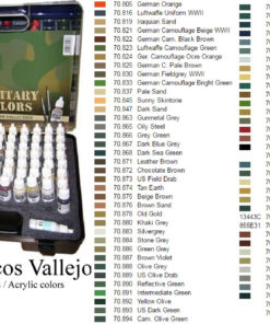 VALLEJO MODEL COLOR MILITARY BOX SET 70173 COLORI VALLEJO