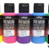 VALLEJO PREMIUM PAINT SET FLUORESCENT 62102 COLORI VALLEJO