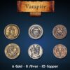 VAMPIRE METAL COINS SET (24) MONETE DM VAULT