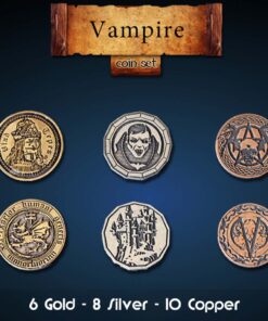 VAMPIRE METAL COINS SET (24) MONETE DM VAULT