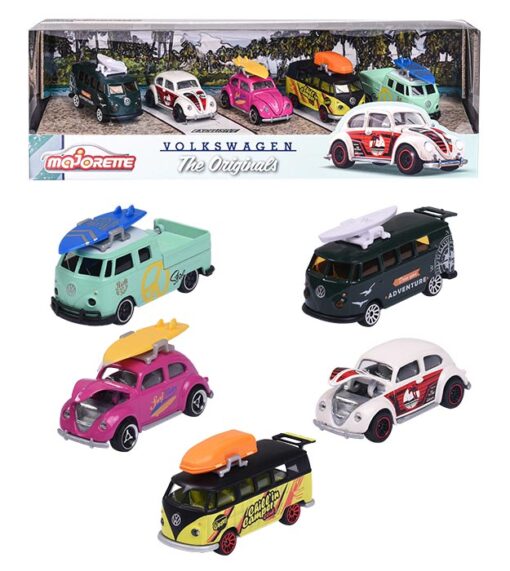 VOLKSWAGEN MAJORETTE GIF PACK 5PZ ALTRI BRAND - GIOCATTOLI VARI