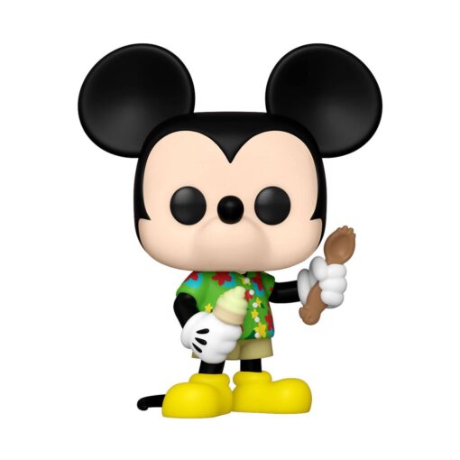 Walt Disney Word 50th Anniversary Pop! Disney Vinile Figura Aloha Mickey Mouse 9 Cm Funko