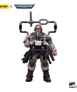 Warhammer 40k Action Figura 1/18 Astra Militarum Cadian Command Squad Veteran Con Master Vox 12 Cm Joy Toy (cn)