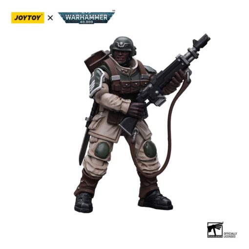 Warhammer 40k Action Figura 1/18 Astra Militarum Cadian Command Squad Veteran Con Regimental Standard 12 Cm Joy Toy (cn)