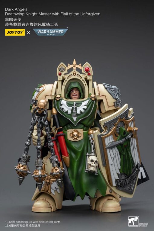 Warhammer 40k Action Figura 1/18 Dark Angels Deathwing Knight Master Con Flail Of The Unforgiven 12 Cm Joy Toy (cn)