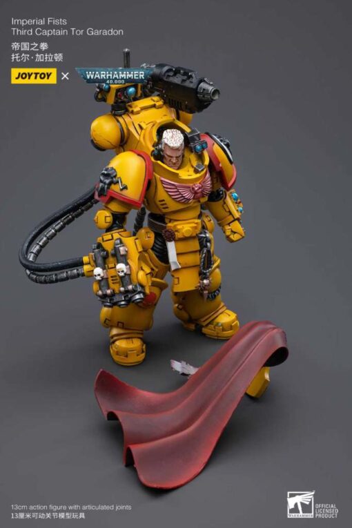 Wh40k Imperial Fists 3rd Captain Tor Gar Action Figura Joy Toy