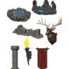 Wizkids Deep Cuts Unpainted Miniatures Pools & Pillars Wiz bambino