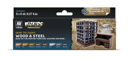 Wizkids Ps Wood & Steel Colori Vallejo VALLEJO