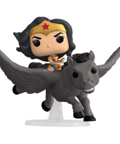 Wonder Woman Pop! Rides Vinile Figura Wonder Woman 80th On Pegasus 15 Cm Funko