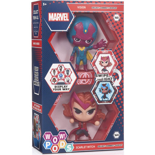 WOW! POD Marvel Vision + Scarlet led figures set Wow Stuff - Wow Pods