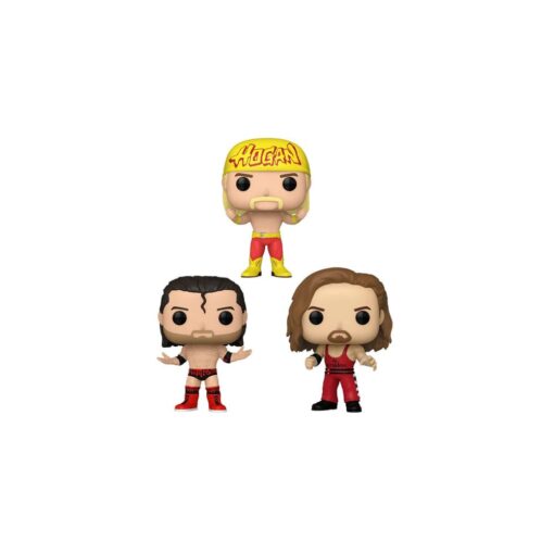 Wwe Pop! Vinile Figura Hogan & Outsiders 3-pack 9 Cm Funko