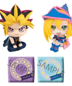 Yu-gi-oh! Duel Monsters Look Up Pvc Statuas Yami Yugi & Dark Magician Girl Set 11 Cm Megahouse