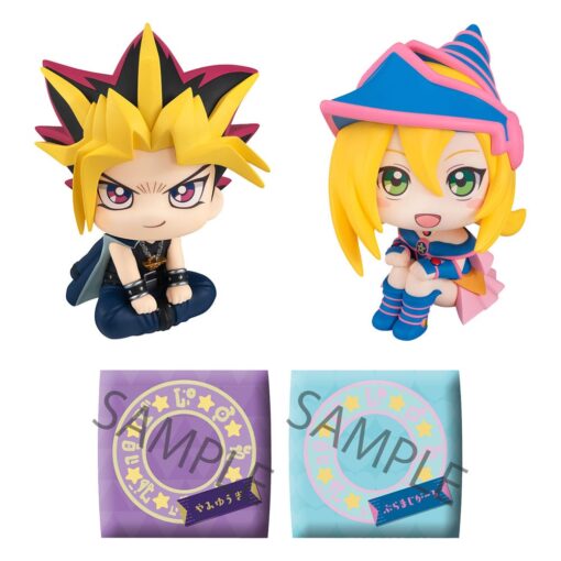 Yu-gi-oh! Duel Monsters Look Up Pvc Statuas Yami Yugi & Dark Magician Girl Set 11 Cm Megahouse