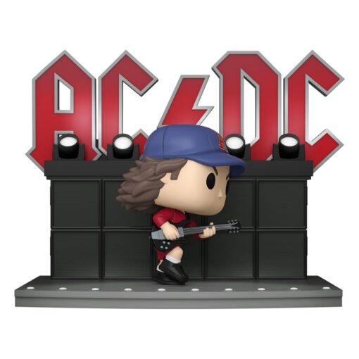 Ac/dc Pop Moments Vinile Figures Angus Young(dance) 9 Cm Funko