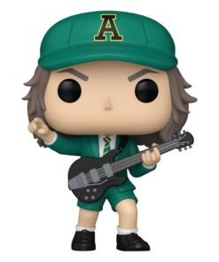 Ac/dc Pop! Rocks Vinile Figura Angus Young(green) 9 Cm Funko